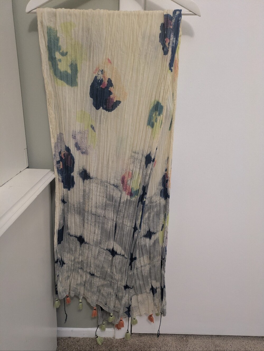 Noonday Floral-Print Scarf